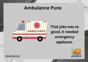 Ambulance Puns