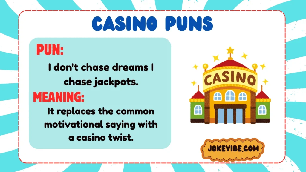 Casino Puns