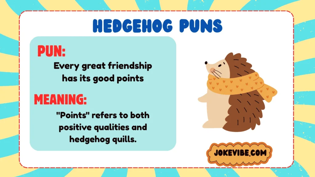 Hedgehog Puns